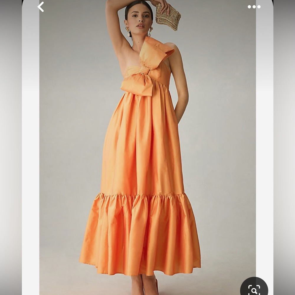 NWT Anthropologie Atsu Sally Bow Maxi Dress